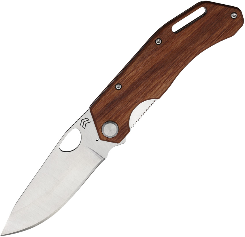 CIMO Brown Horse Linerlock Pocket Knife - CCMBH85