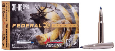 Federal Terminal Ascent .30-06 Springfield 175gr Slipstream Poly Tip 20Rnd Rifle Ammunition