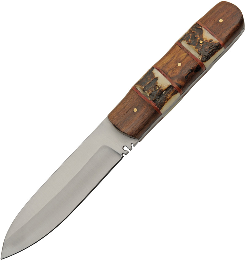 8.5 Inch Classic Knife Patch Stag/Wood - PA8030