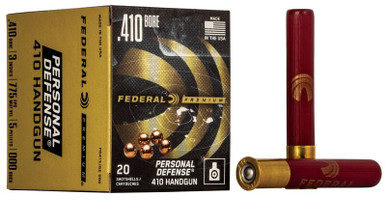 Federal Premium Personal Defense 410 Gauge 3" Buckshot 5 Pellets 000 Buck 20Rnd Box