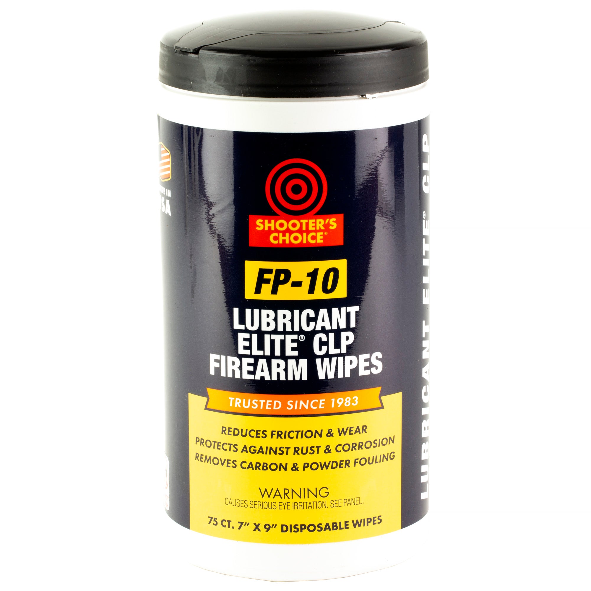 Shooters Choice Fp-10 Lubricant Elite Clp Wipes 75 Pk.