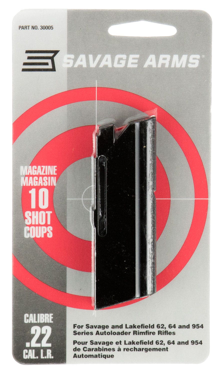 Savage Magazine for 64 Series .22 Long Rifle 10 Rd Blue