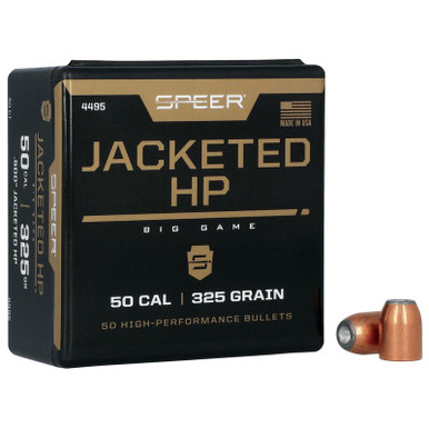 Speer Jacketed Handgun 4495 .50 AE Cal 325 gr Jacketed Hollow Point Bullets-50cnt