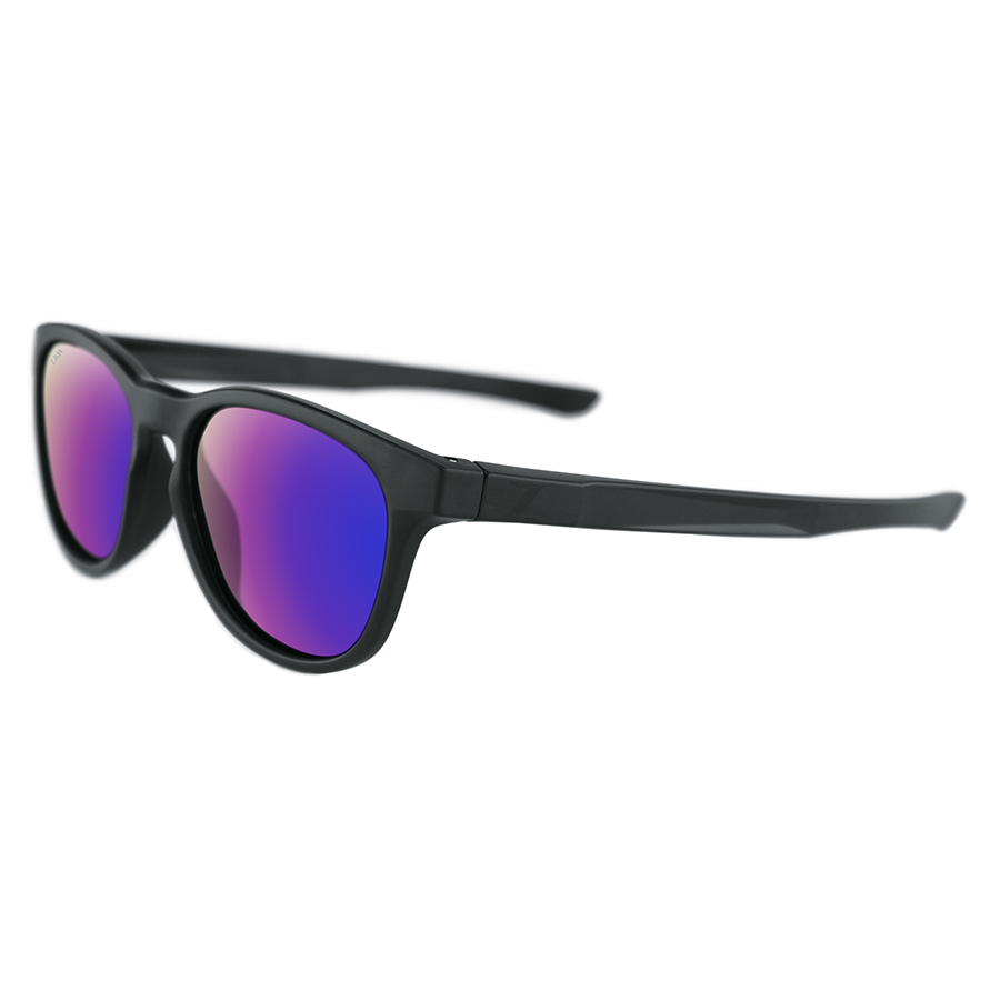 Zan Headgear Tide Sunglasses Matte Black Frame Clear Blue Light Lens - ZAN-EZTI001B