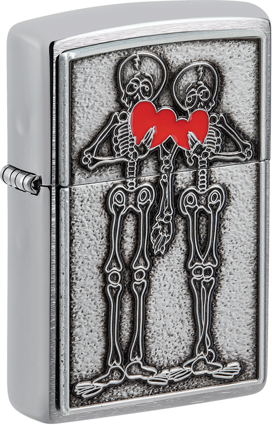 Zippo Skull Couple Lighter - ZO74583