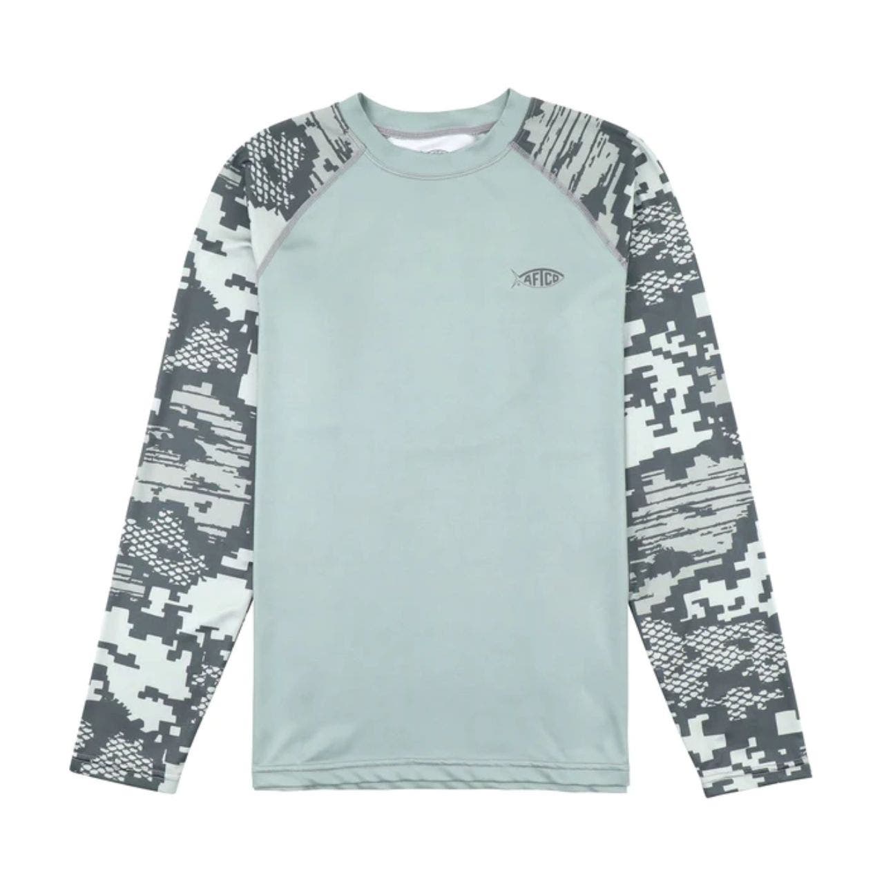 Aftco Youth Tactical L/S Camo Performance Fishing Shirt