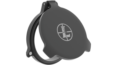 Alumina Flip-Up Rifle Scope Cover - 42mm VX-6 Models, Objective, Matte Black