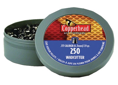 Crosman Wadcutter Pellets .177 Caliber 250 Per Pkg 12 Pkgs per Case