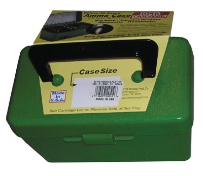 MTM Case-Gard H50 Ammunition Box .17 Rem to .223 Rem Green