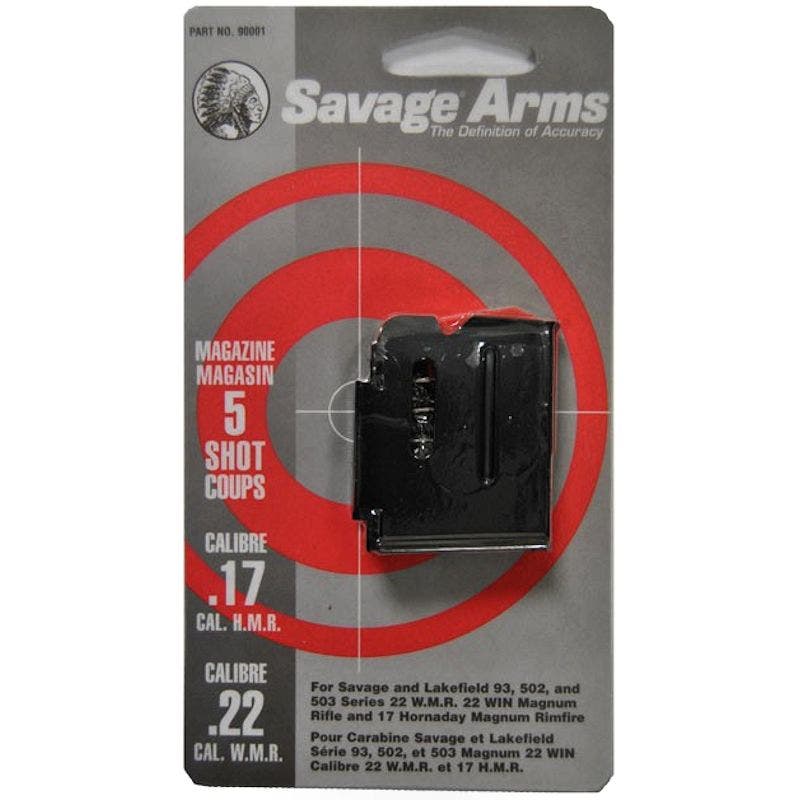 Savage 93 Series Magnum Magazine 22 WMR/17 HMR 5 Rd Blued