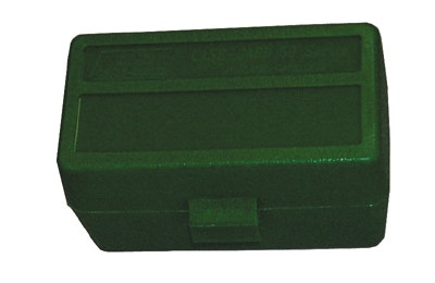 MTM Case-Gard Case-Gard 50 Rifle Ammo Boxes .22-250 to .308 Green