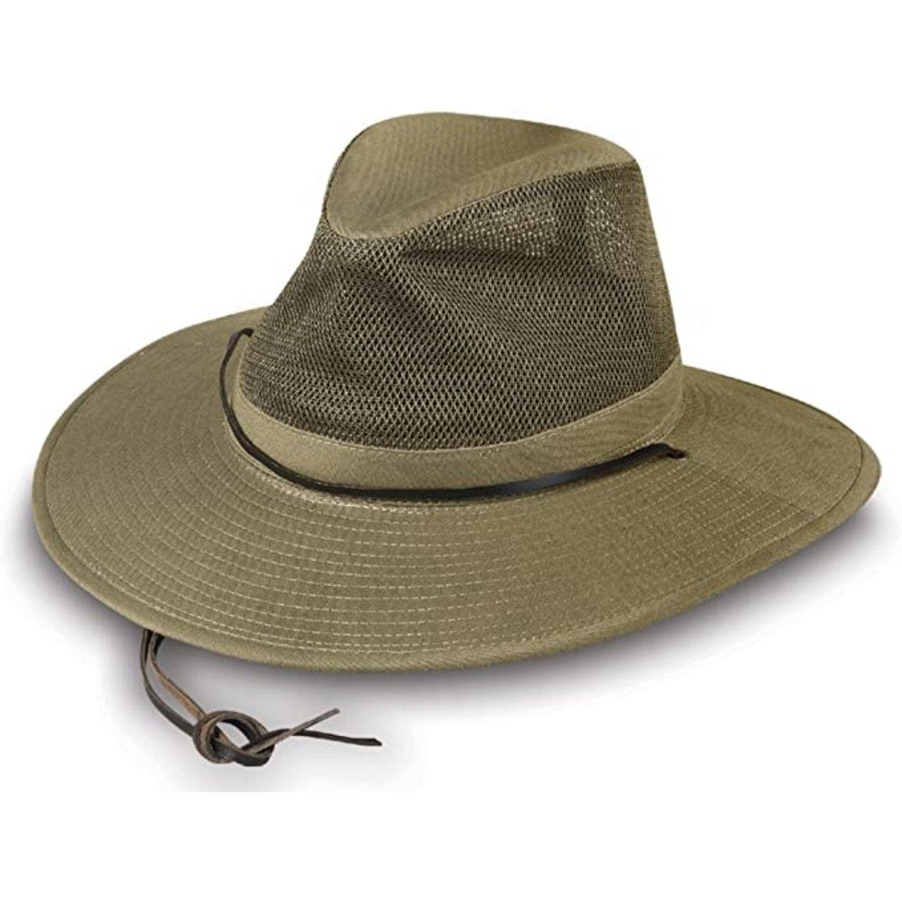 Broner Men's Solarweave Breezer Hat-Khaki-M