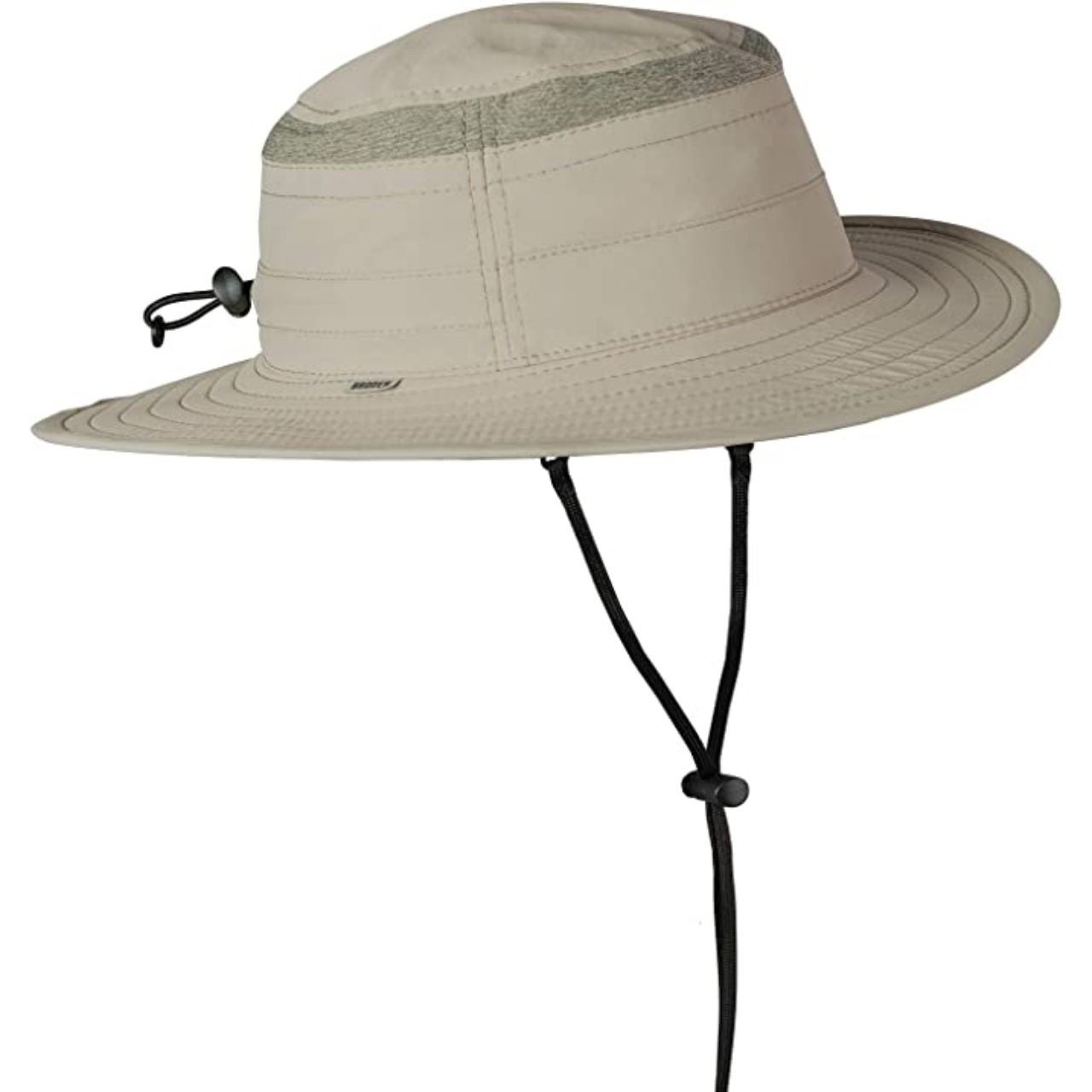 Broner Men's Supplex Big Brim Breezer Hat-Khaki-XL