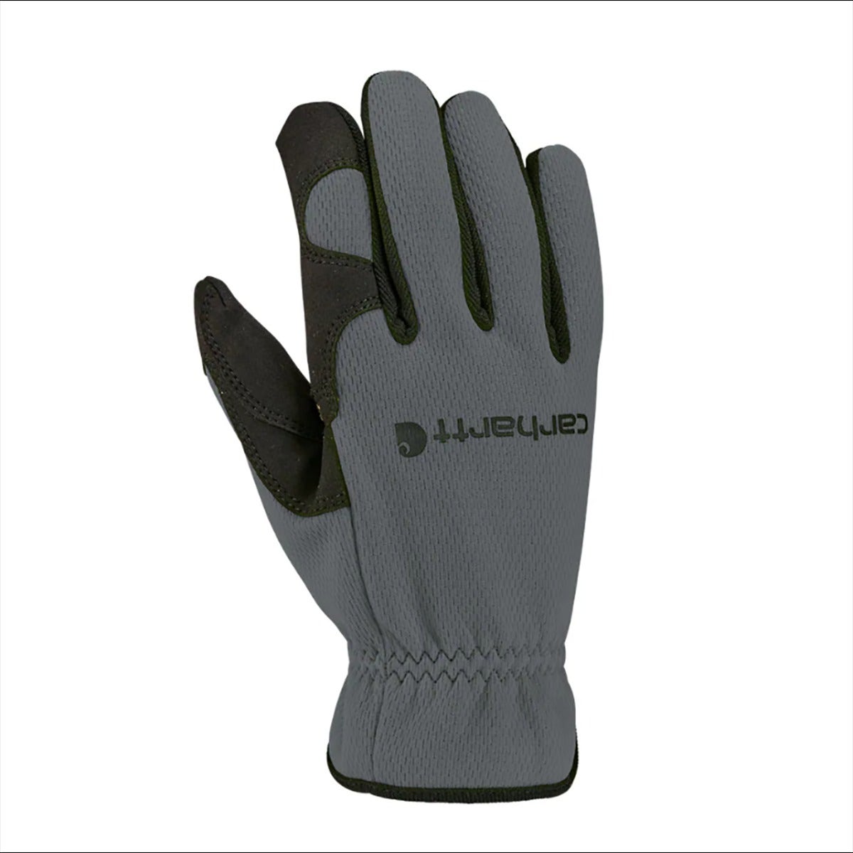 Carhartt Men's High Dexterity Open Cuff Gloves-Grey-S