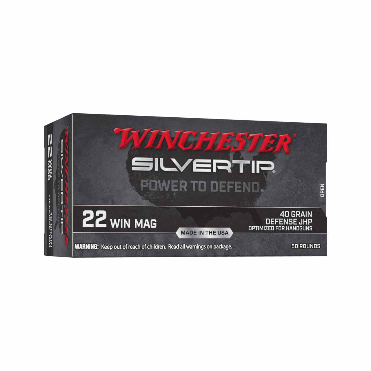 Winchester Ammo Silvertip 22 Mag 40gr HP 50rd Bx/ 20 Cs