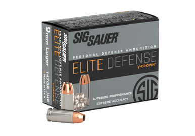 Sig Sauer V-Crown 9mm Luger 147 GR JHP 20Box