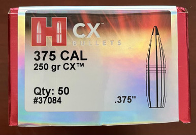 Hornady CX .375 Cal 250 gr Bullets-50cnt