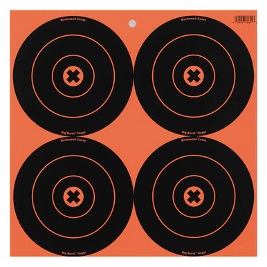 Birchwood Casey Big Burst 6" Bulls-Eye Targets - (Per 3)
