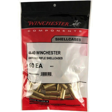 Winchester .44-40 Winchester Unprimed Rifle Brass 50cnt-WSC4440WU