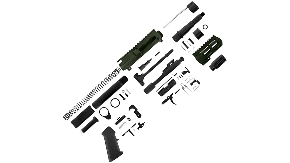 ABC RIFLE COMPANY AR-15 .300 AAC Blackout Micro Pistol Build 5in Barrel 4in M-LOK Handguard Upper Receiver