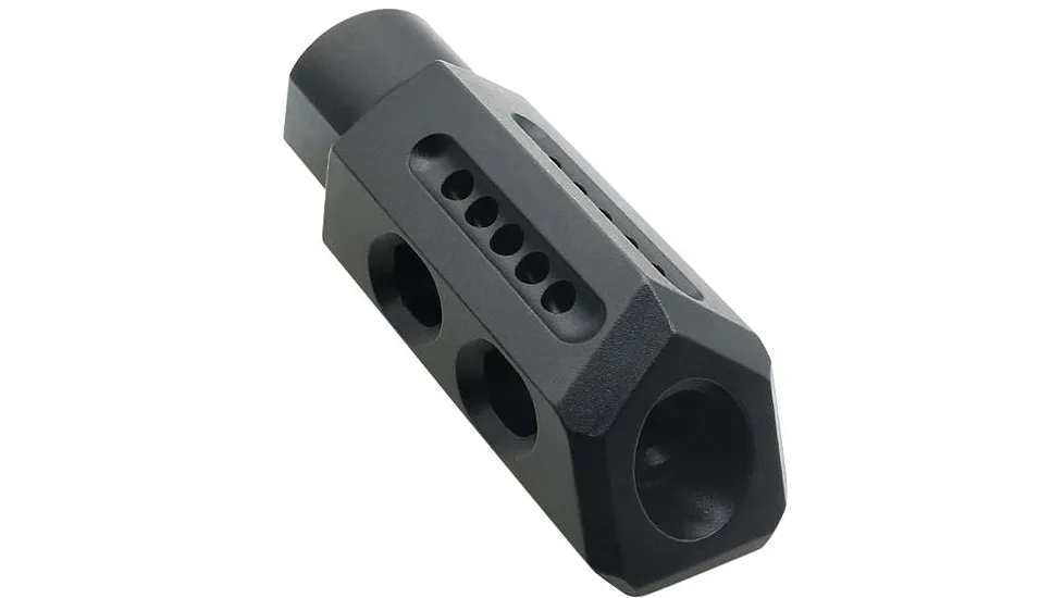 ABC RIFLE COMPANY AR-15 Pentagon Style Thread Recoil Compensating Steel Muzzle Device