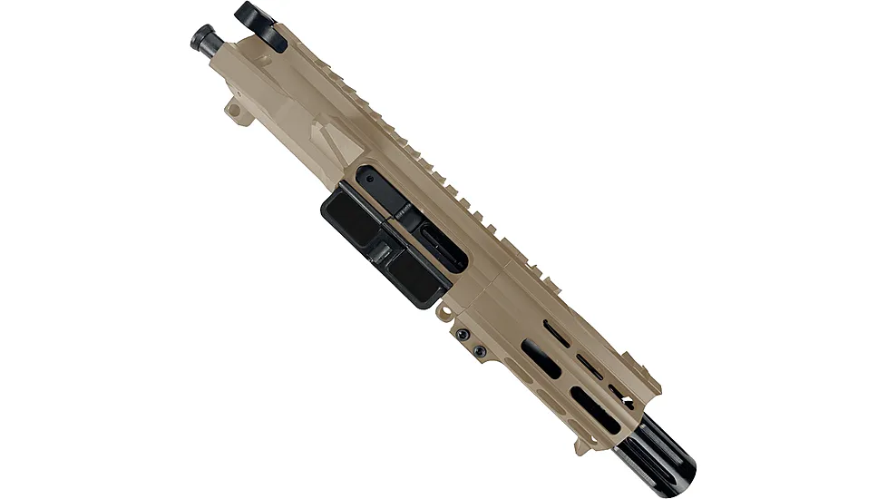 ABC RIFLE COMPANY AR .40 S&W Billet Pistol 4in Barrel Custom M-LOK Handguard Complete Upper Receiver w/BCG And Charging Handle