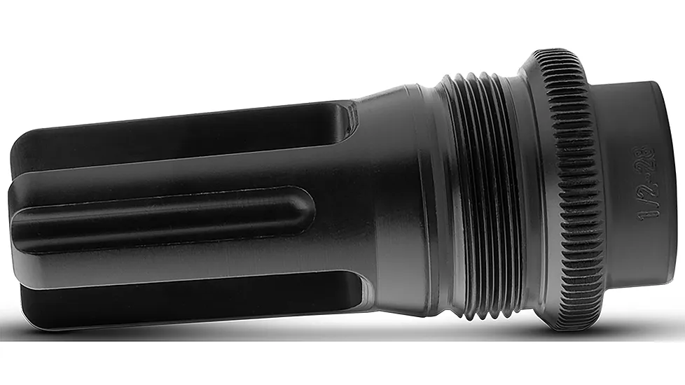 Advanced Armament Corporation 65038 Flash Hider 90TV Black 5/8"-24 Threads 7.62mm