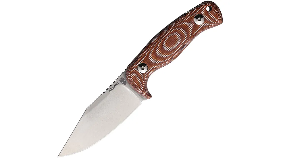 Akeron Eklipse Micarta 3in Fixed Blade Knife by Tony Lopes