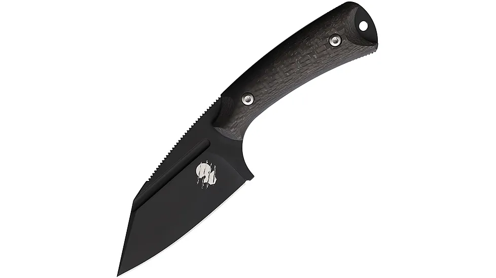 Akeron La Sanction 2.75in CF Fixed Blade Knife by Bastinelli