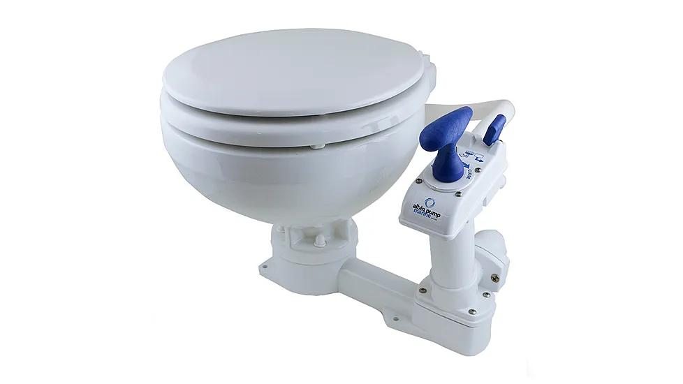 Albin Pump Marine Toilet Manual Compact Low
