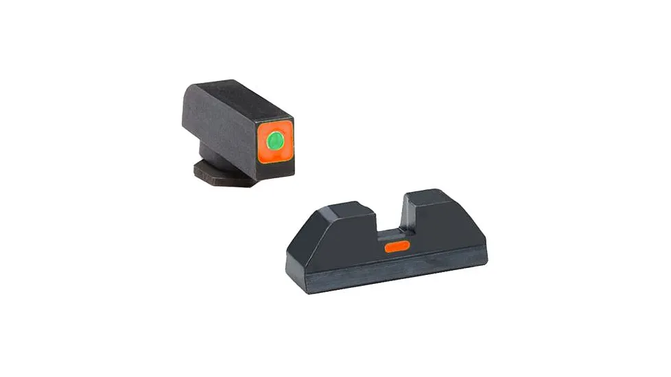 Ameriglo Tritium Front and non trit rear Sight