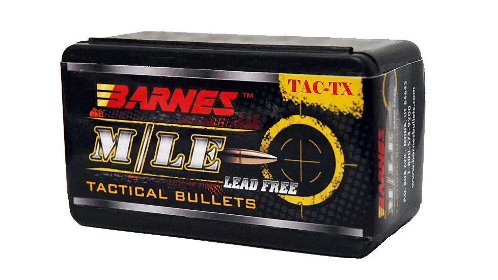 Barnes 30320 .308 120Gr TAC-TX Flat Base 50