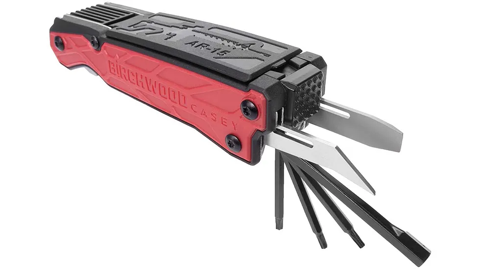 Birchwood Casey AR Black/Red Folding AR-15