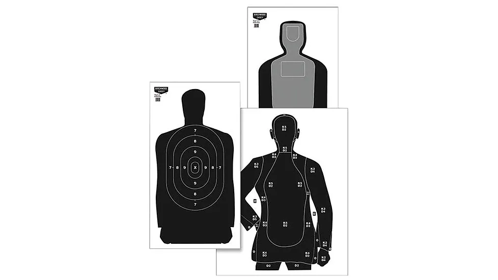 Birchwood Casey Eze-Scorer TQ-19 Silhouette Target