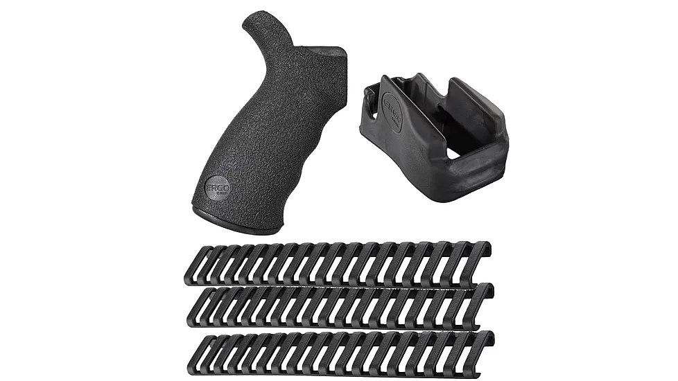 ERGO AR-15 Furniture Kit - Grip, MagWell Grip and Rail Covers