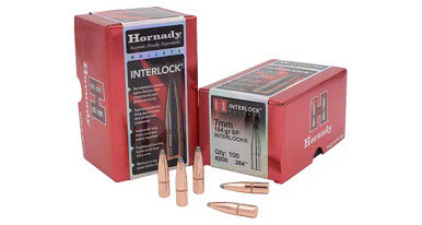 Hornady InterLock .284 Cal 154 gr Spire Point Bullets -100cnt