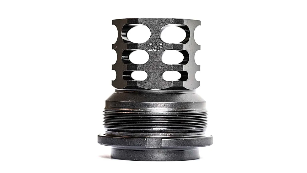 JMac Customs 360 26-1.5LH Muzzle Brake w/Wolfman Suppressor Mount for M85