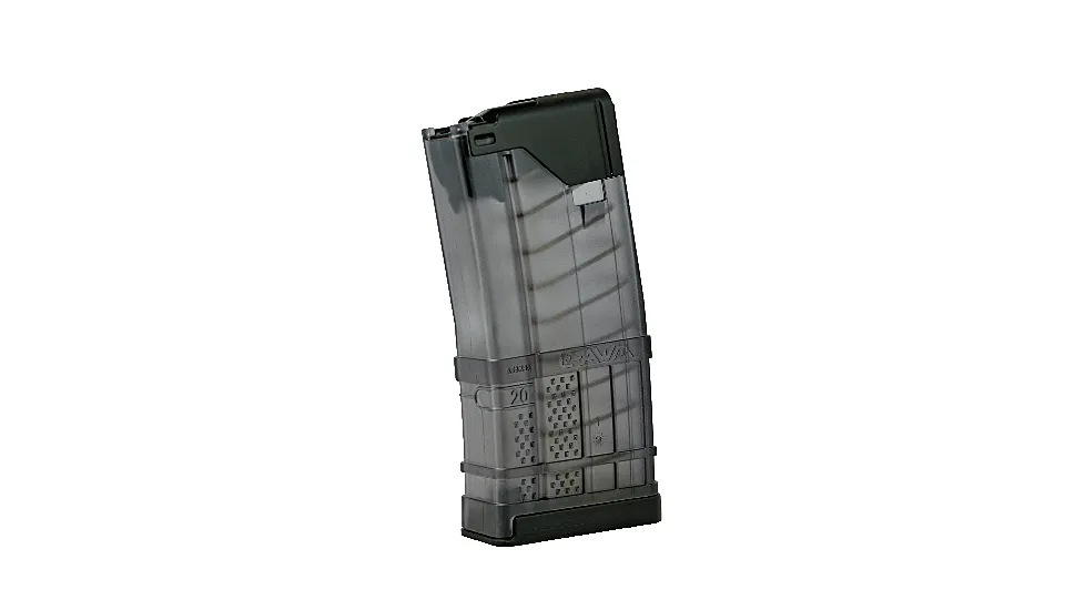 Lancer Systems L5AWM Smoke AR-15 .223 Rem/.300 Blackout/5.56x45mm NATO 20 Round Detachable Rifle Magazine