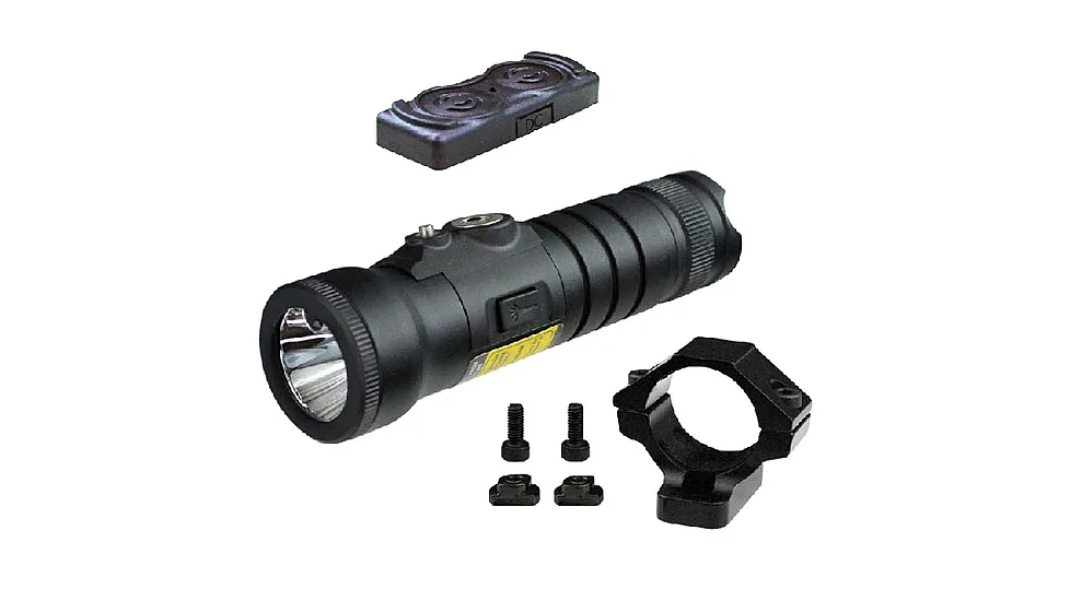 Lion Gears FLG-22ML Rechargeable 600 Lumen LED Flashlight/Green Laser Combo