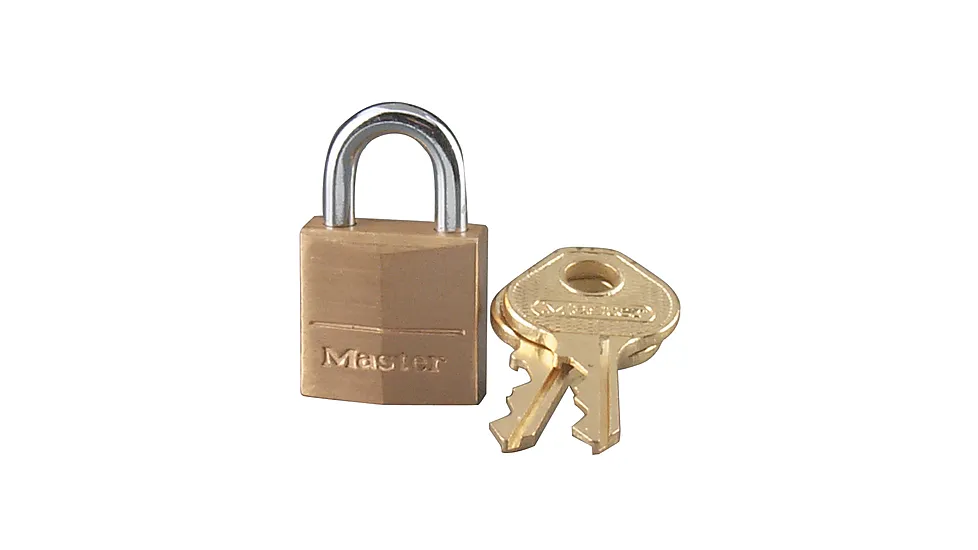 Master Lock Pin Tumbler Solid Brass Locks Keyed Differently 120-D