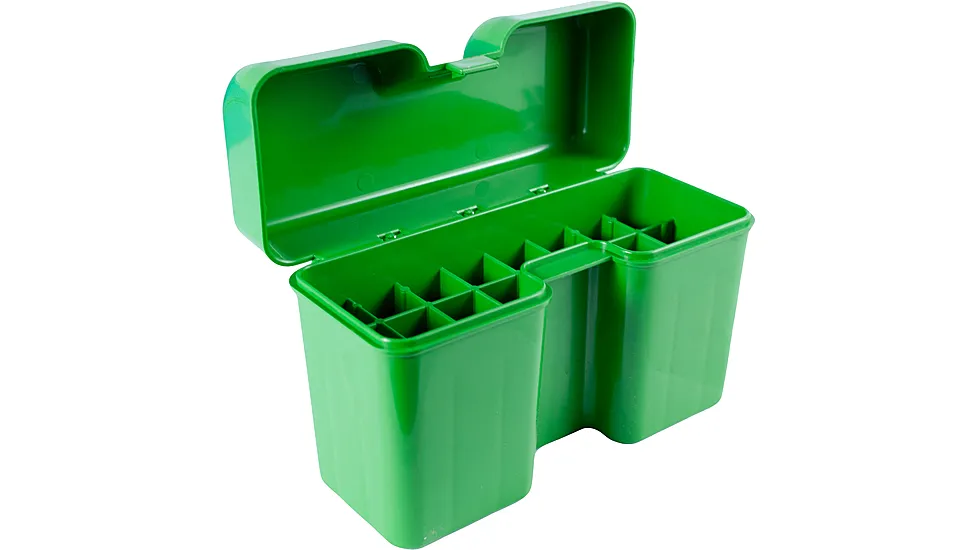 MTM Flip-top Ammo Box .338 Remington UM & .416 Rigby Green RF22-LM-10