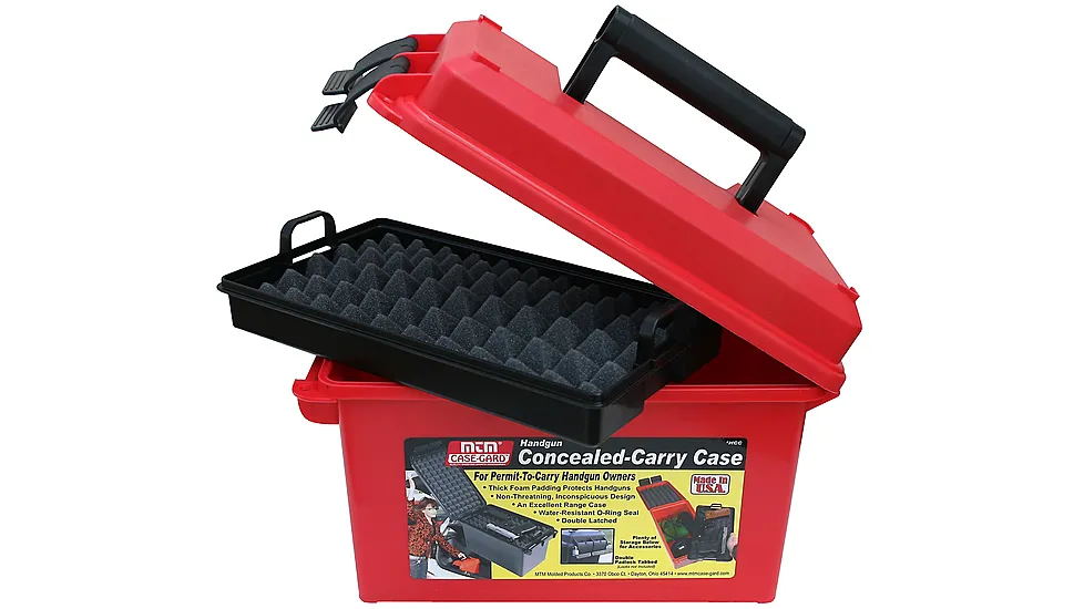 MTM Handgun Conceal Carry Case w/Convuluted Foam