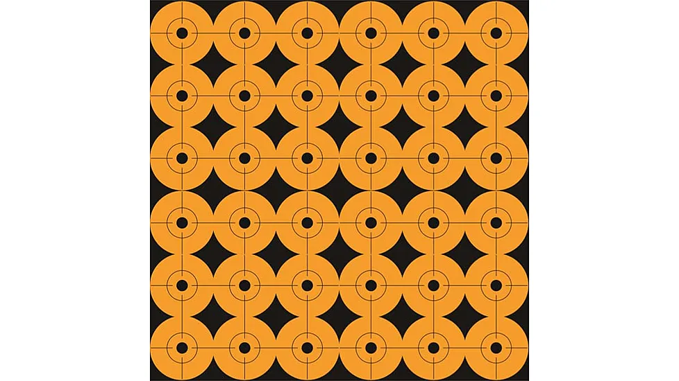Pro-Shot 1RDOT-360 Peel & Stick 1 Orange Target Dots 10 Per Pack