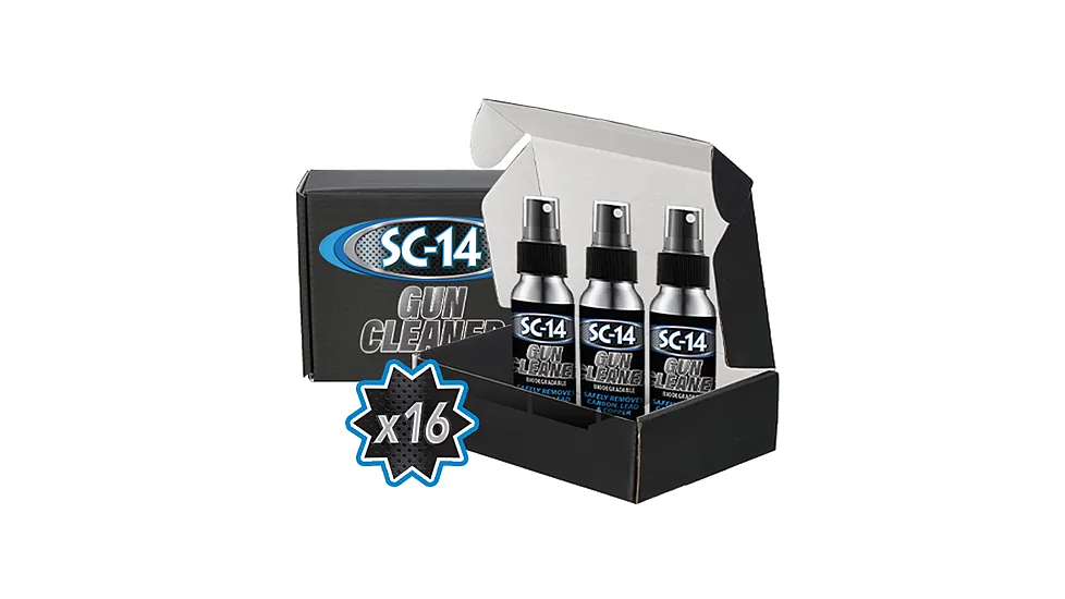 SC-14 Gun Cleaner Dealer's SC-14R Gun Cleaner 2.5oz 3 PACK - CASE OF 16 Retail Value 359.64 91262C4D