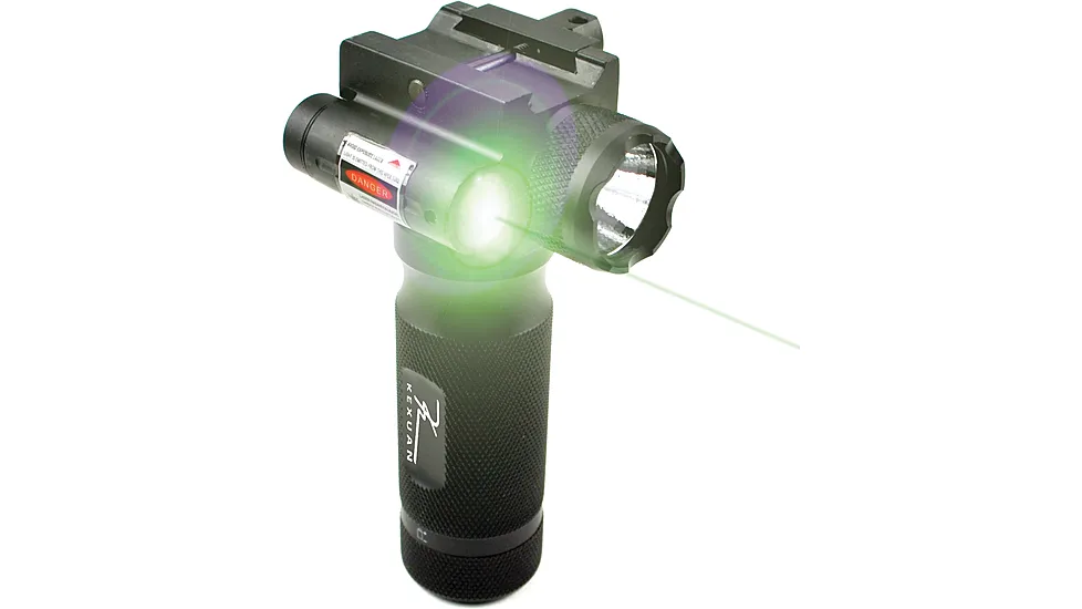 Kexuan Aluminum Front Grips with Flashlight