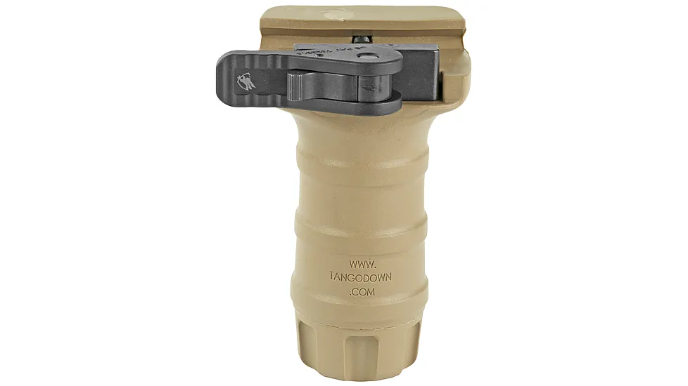 TangoDown Vertical Grip, Stubby, Fits Picatinny, Quick Detach Auto Lock, Flat Dark Earth
