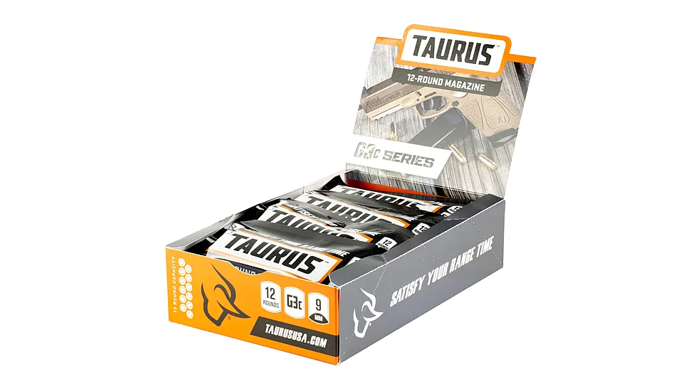 Taurus G3C Magazine Pop Display 12 Pack 12 Round 9mm Luger Pistol Magazine