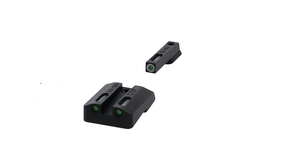 Truglo Brite-Site TFX Day/Night Sights CZ P10/10C Green Tritium W/White Outlin TG13CZ2A