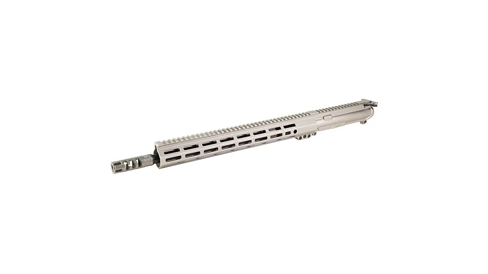 WMD Guns Complete Upper Assembly, 300 Blackout, Match-Grade 16 Barrel, 15 M-LOK Free Float Handguard, NiB-X Finish, Nickel, Muzzle Compensator