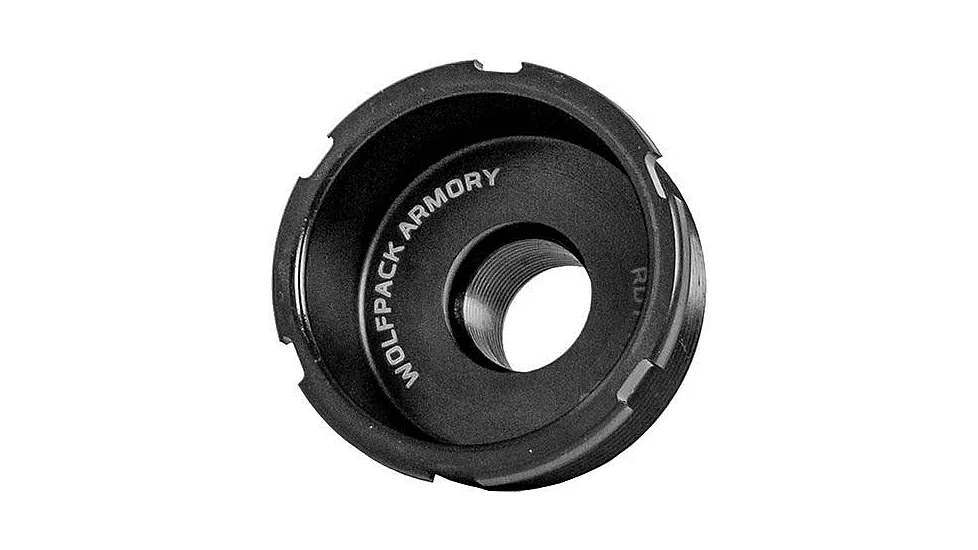 Wolfpack Armory Black Nitride Recessed Direct Thread S HUB Adapter